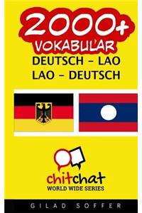 2000+ Deutsch - Lao Lao - Deutsch Vokabular
