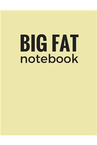 Big Fat Notebook (600 Pages)
