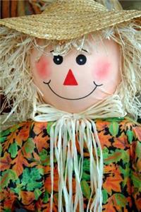 Journal Cute Fall Scarecrow