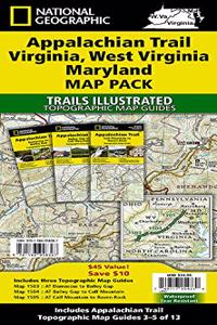 Appalachian Trail: Virginia, West Virginia, Maryland [Map Pack Bundle]