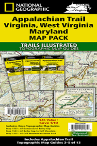 Appalachian Trail: Virginia, West Virginia, Maryland [map Pack Bundle]