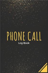 Phone Call Log Book