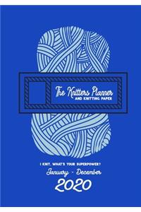 The Knitters Planner and Knitting Paper