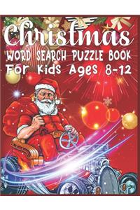 Christmas Word Search Puzzle Book For Kids Ages 8-12