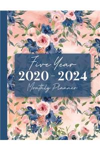 2020-2024 Five Year Monthly Planner