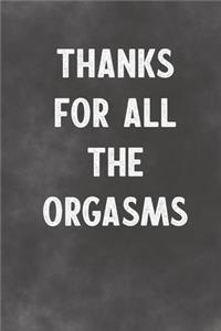Thanks For All The Orgasms