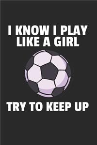 Fußball Fußballspieler Notizbuch