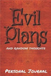 Little Book Of Evil Plans & Other Cool Stuff Like That Funny Office Notebook/Journal For Women/Men/Boss/Coworkers/Colleagues/Students