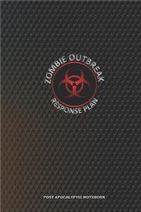 ZOMBIE OUTBREAK RESPONSE PLAN Post Apocalyptic Notebook