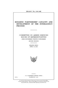Building partnership capacity and development of the interagency process