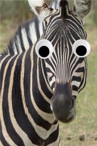 Googly Eye Zebra Journal