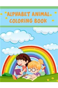 Alphabet Animal Coloring Book