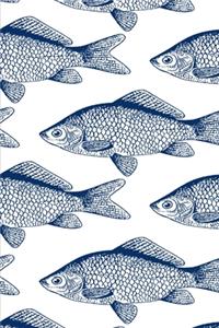 2020 Weekly Planner Fish Design Pattern 134 Pages