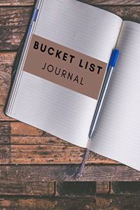 Bucket List Journal