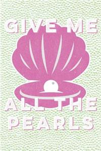 Pearl Party Journal Notebook for Women and Teens, Lined, Blank