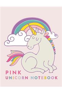 Pink Unicorn Notebook Gift for Girls for School
