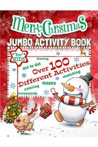 Merry Christmas Jumbo Activity Book for Kids