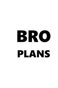 2019 Weekly Planner For Men Bro Plans Black Font White Design 134 Pages