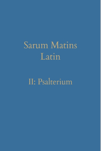 Sarum Matins Latin II