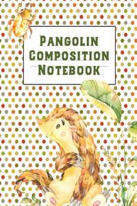 Pangolin Composition Notebook