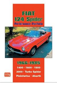 Fiat 124 Spider Performance Portfolio 1966-1985