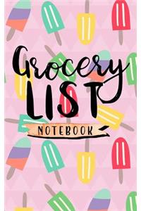 Grocery List Notebook