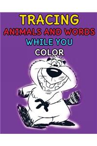 Tracing Animals and Words While You Color