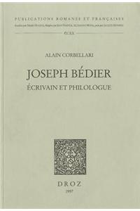 Joseph Bedier, Ecrivain Et Philologue