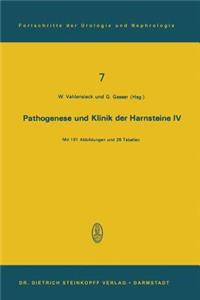 Pathogenese Und Klinik Der Harnsteine IV