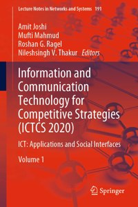 Information and Communication Technology for Competitive Strategies (Ictcs 2020)