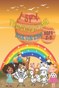 I Spy Thanksgiving Book for Kids Ages 2-5