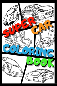 Supercar Coloring Book