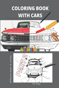 Coloring book with cars part 2