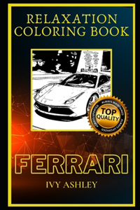 Ferrari Relaxation Coloring Book