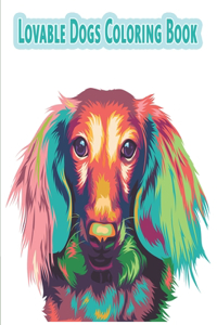 Lovable Dogs Coloring Book