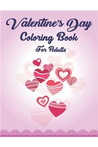 Valentine's Day Coloring Book For Adults