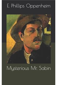 Mysterious Mr. Sabin