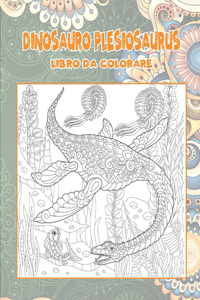 Dinosauro Plesiosaurus - Libro da colorare