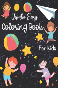 Jumbo Easy Coloring Book For Kids