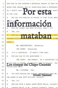 Por esta información mataban