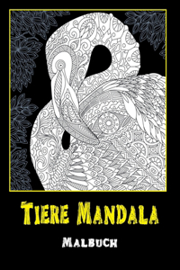Tiere Mandala - Malbuch