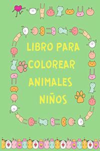 Libro para Colorear Animales Ninos