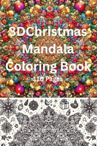 Joyful Christmas Mandala Coloring Book