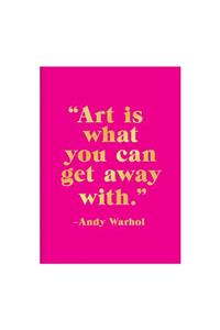 Andy Warhol Hardcover Book of Sticky Notes