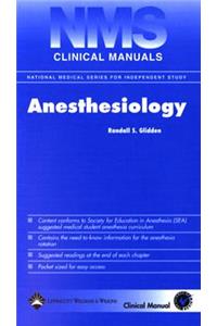 Nms Clinical Manual of Anesthesiology