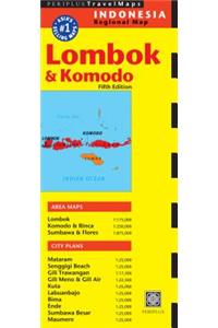 Lombok & Komodo Travel Map Fifth Edition