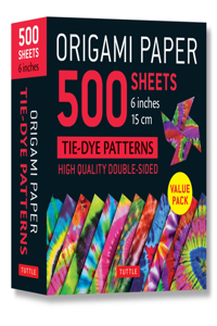 Origami Paper 500 Sheets Tie-Dye Patterns 6 (15 CM)