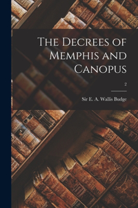 Decrees of Memphis and Canopus; 2