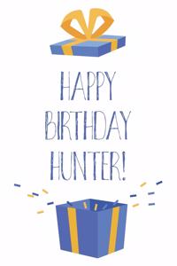 Happy Birthday Hunter