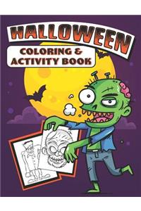 Halloween Coloring & Activity Book